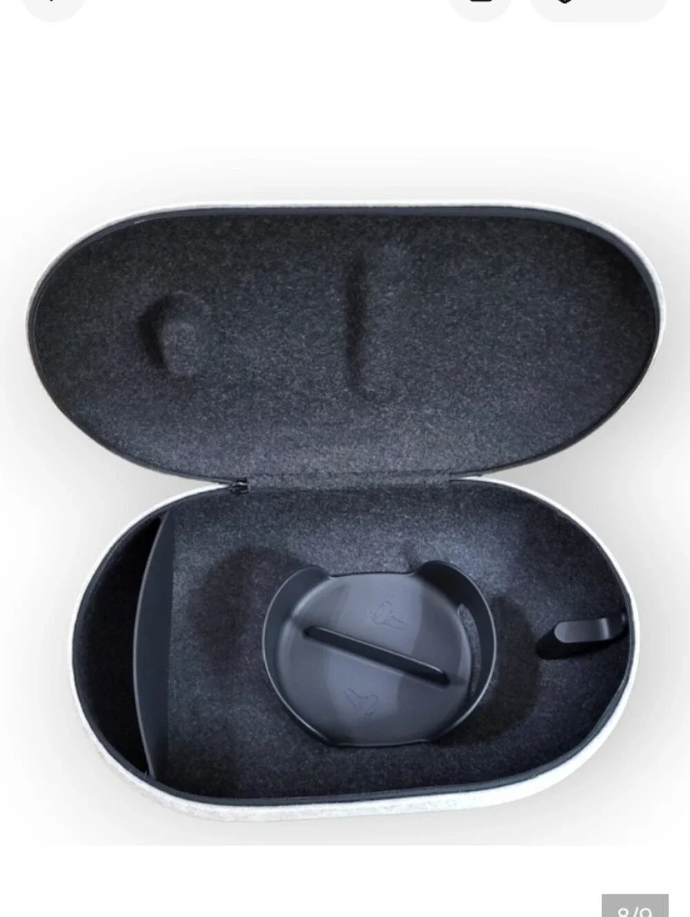 Oculus Quest 2 Case, Gray Felt, Unused